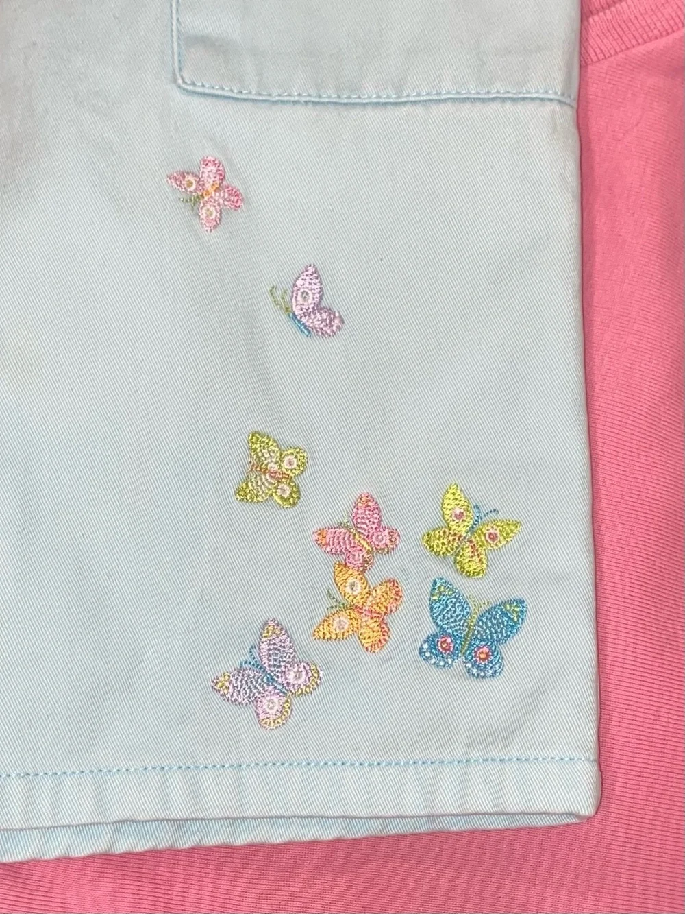Gymboree Girls Vintage ‘Palm Springs’ Aqua Shorts Size 5